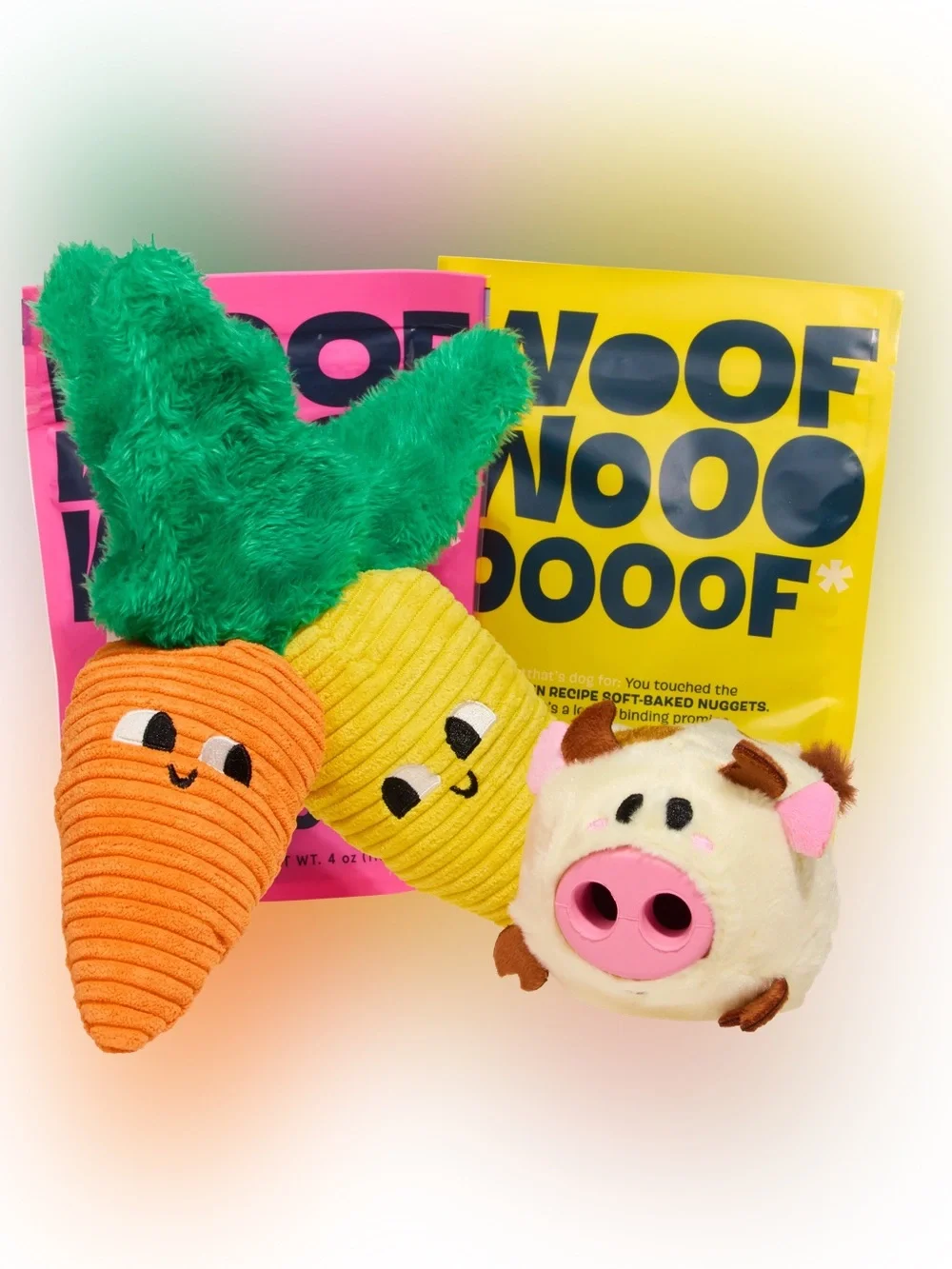 Bark Roots Crew Carrots Dog Toy NWT
